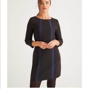 Boden Black and Blue Mini Dress